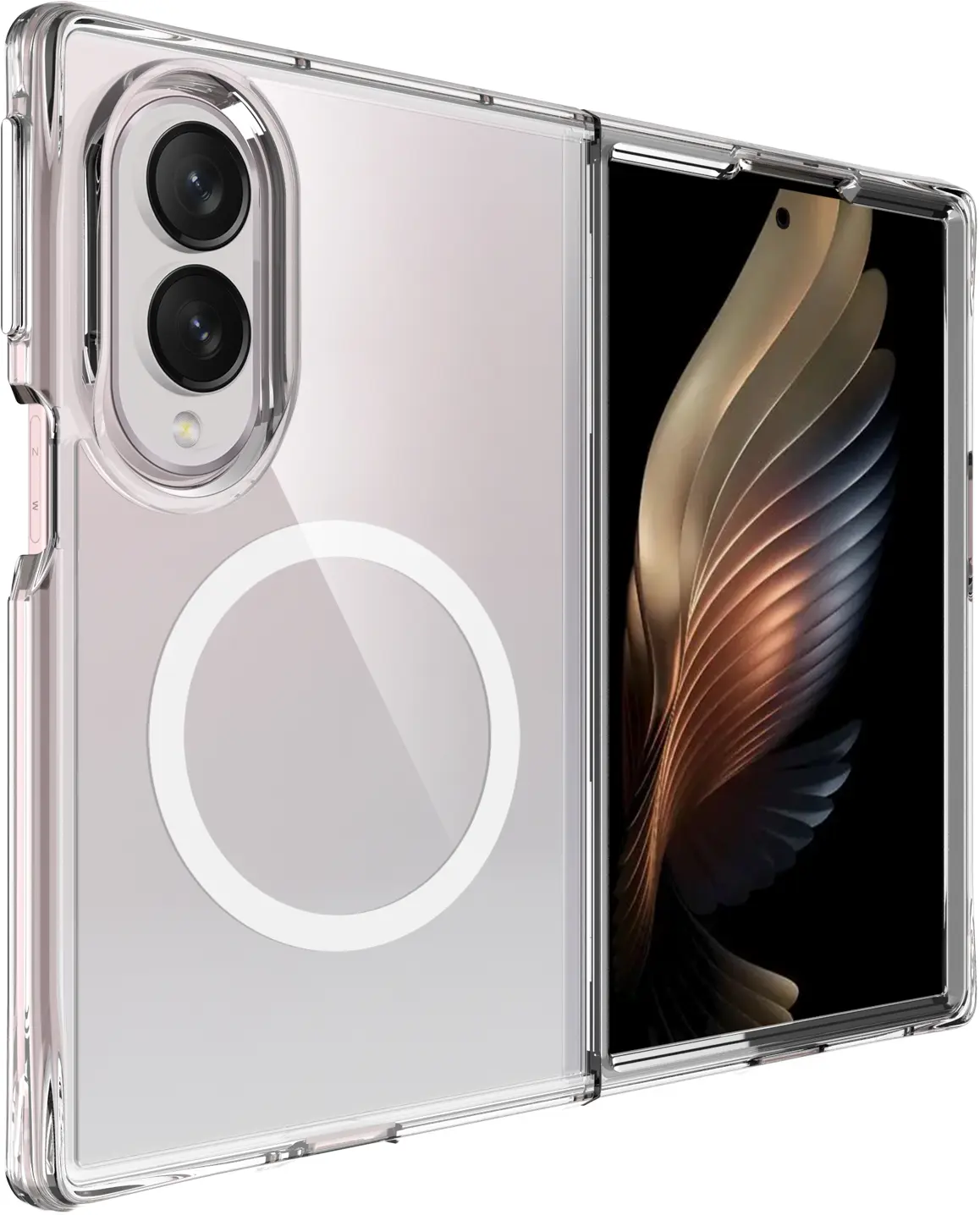 Buddi Core Samsung Galaxy Z Fold 8 Hoesje MagSafe Back Cover Transparant afbeelding 6