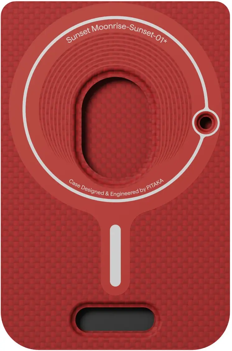 PITAKA MagMod Magnetische Houder voor Plaud Note Aramidevezel Sunset afbeelding 5