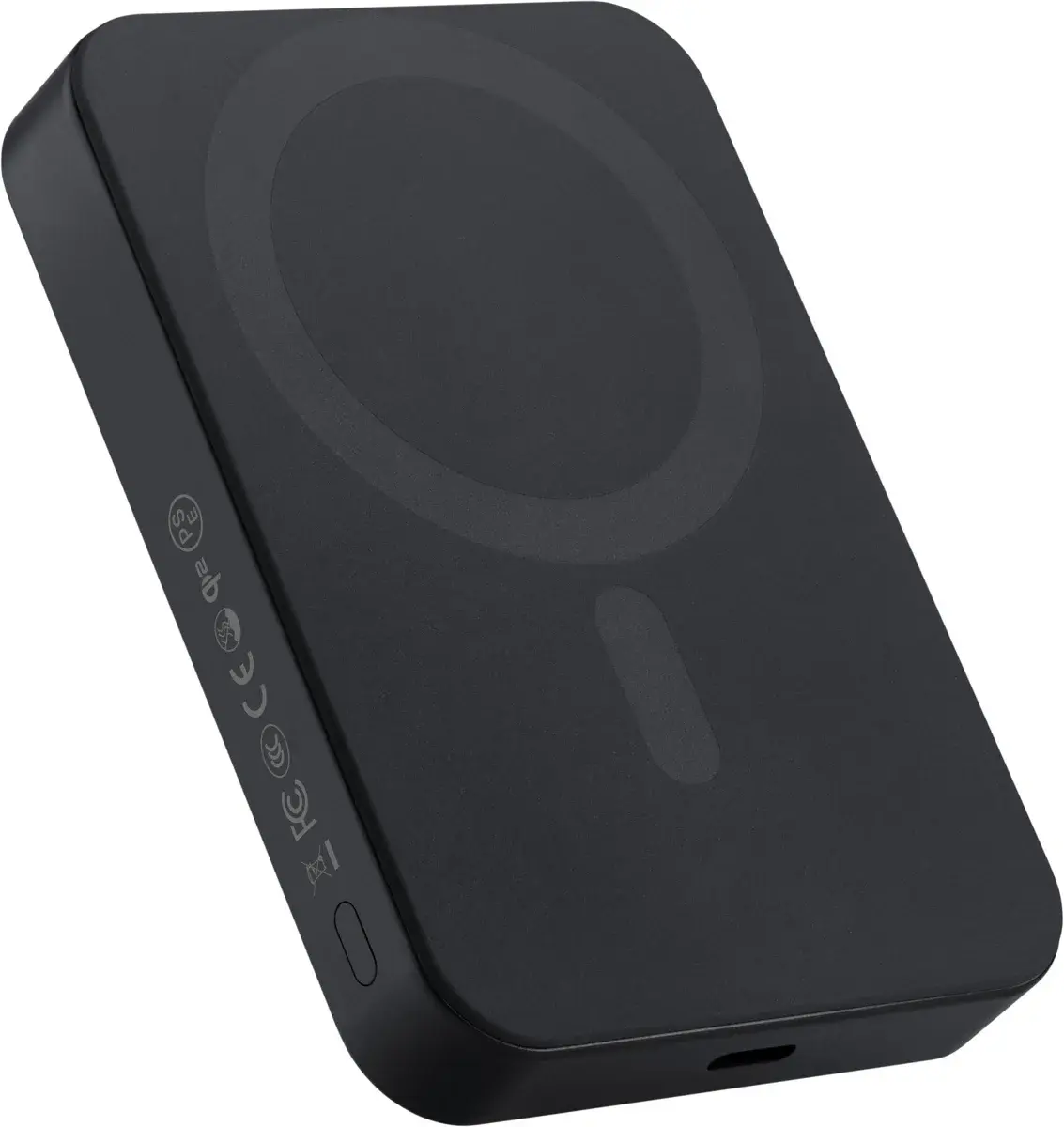 PITAKA Universele MagSafe en Qi2 Powerbank Kevlar 10.000 mAh Zwart afbeelding 2