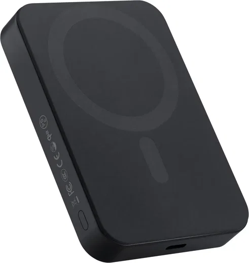 PITAKA Universele MagSafe en Qi2 Powerbank Kevlar 10.000 mAh Zwart afbeelding 2