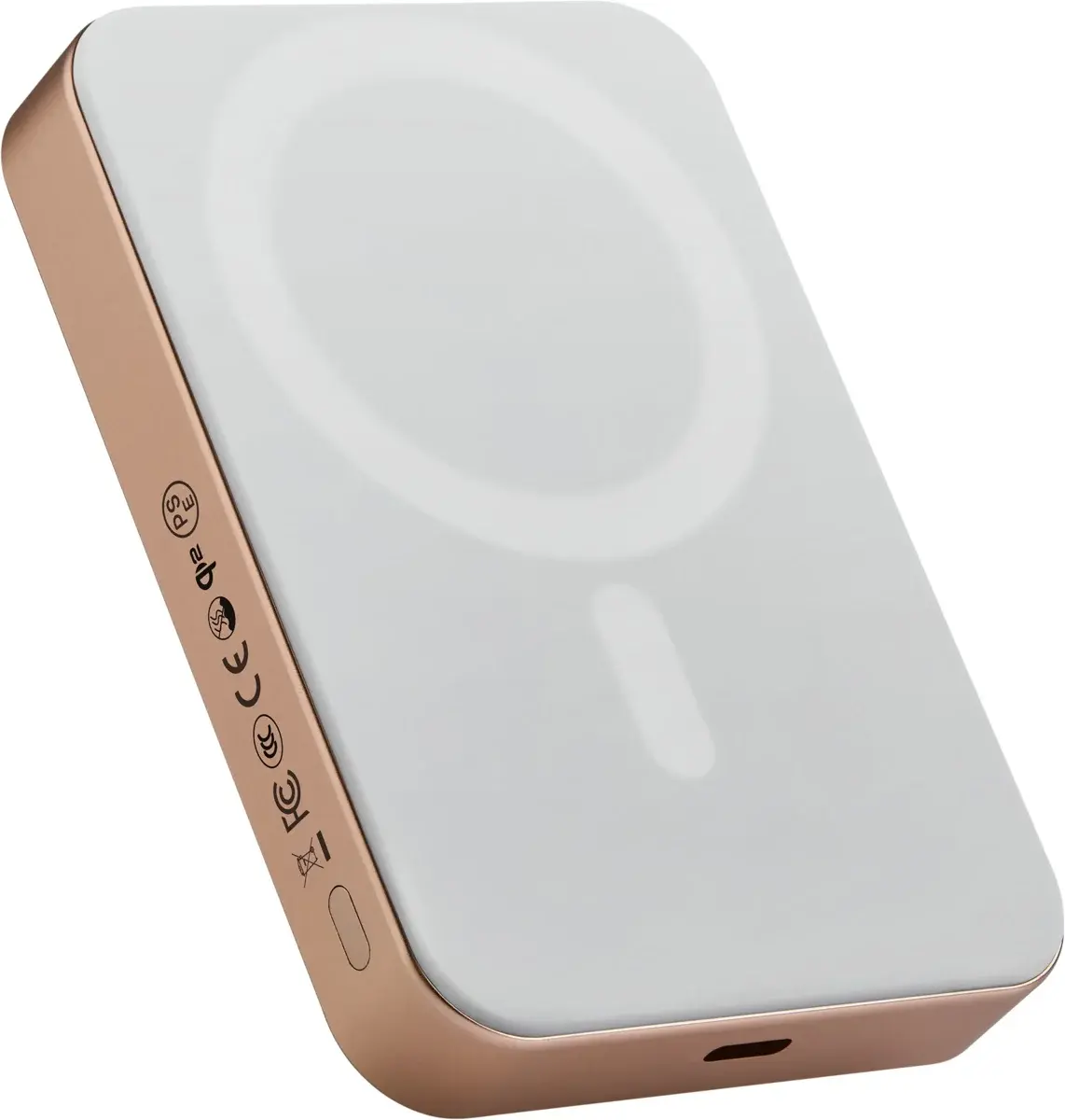 PITAKA Universele MagSafe en Qi2 Powerbank Kevlar 10.000 mAh Goud afbeelding 5