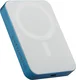 PITAKA Universele MagSafe en Qi2 Powerbank Kevlar 10.000 mAh Lichtblauw afbeelding 4
