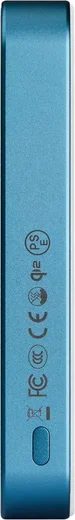 PITAKA Universele MagSafe en Qi2 Powerbank Kevlar 10.000 mAh Lichtblauw afbeelding 5