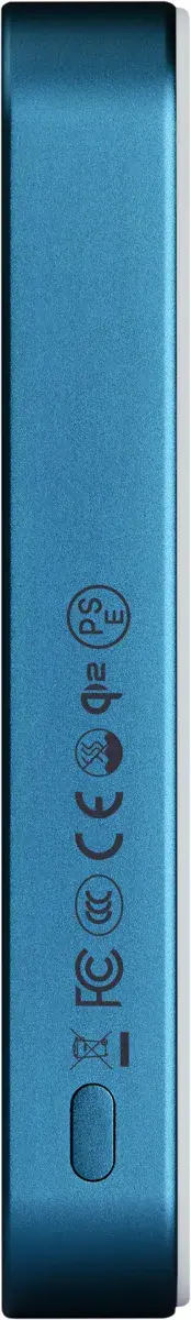 PITAKA Universele MagSafe en Qi2 Powerbank Kevlar 10.000 mAh Blauw afbeelding 5