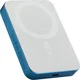 PITAKA Universele MagSafe en Qi2 Powerbank Kevlar 10.000 mAh Blauw afbeelding 4