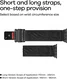 AULUMU Magnetisch Apple Watch Bandje 49/46/45/44/42MM Structuur Titanium Zwart afbeelding 7