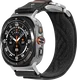 AULUMU Samsung Galaxy Watch Ultra 2 / 1 bandje Titanium Magneetsluiting Zwart afbeelding 1