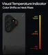 AULUMU Ultra-Slim Samsung Galaxy Fold 8 Ultra Hoesje Aramid Fiber MagSafe Zwart afbeelding 5