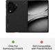 AULUMU Ultra-Slim Samsung Galaxy Z Fold 8 Hoesje Aramid Fiber MagSafe Zwart afbeelding 8