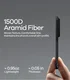 AULUMU Ultra-Slim Samsung Galaxy Z Fold 8 Hoesje Aramid Fiber MagSafe Zwart afbeelding 3