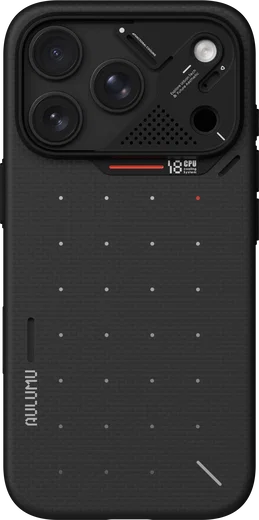 AULUMU Ultra-Slim iPhone 18 Pro Hoesje Aramid Fiber MagSafe Zwart Grijs afbeelding 5