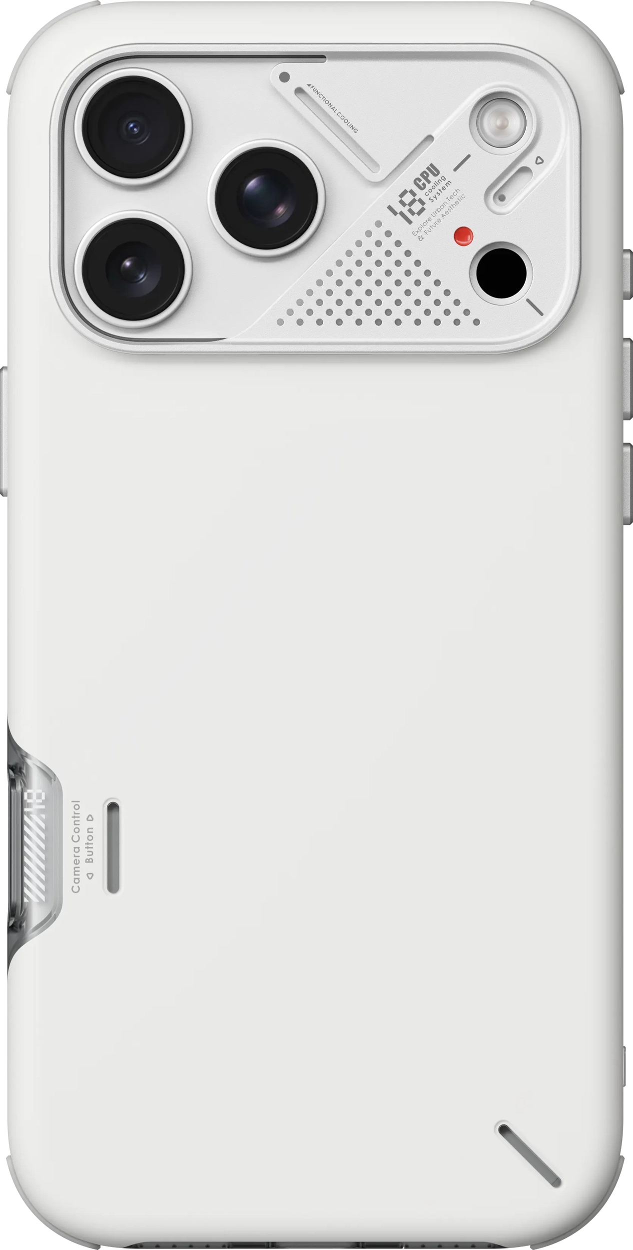 AULUMU Shockproof Apple iPhone 18 Pro Max Hoesje MagSafe TPU Back Cover Wit afbeelding 4