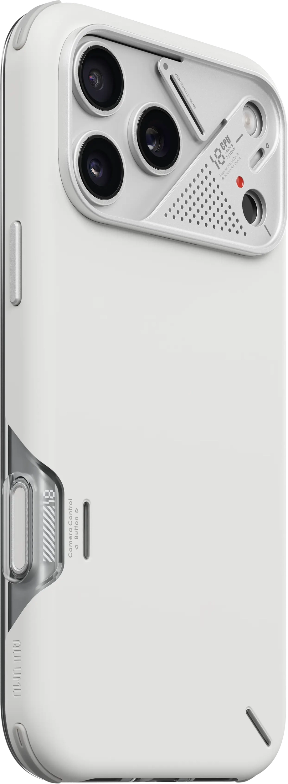 AULUMU Shockproof Apple iPhone 18 Pro Max Hoesje MagSafe TPU Back Cover Wit afbeelding 2