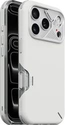 AULUMU Shockproof Apple iPhone 18 Pro Hoesje MagSafe TPU Back Cover Wit afbeelding