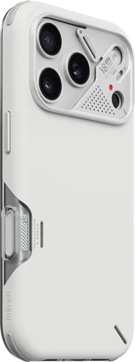 AULUMU Shockproof Apple iPhone 18 Pro Hoesje MagSafe TPU Back Cover Wit afbeelding 2