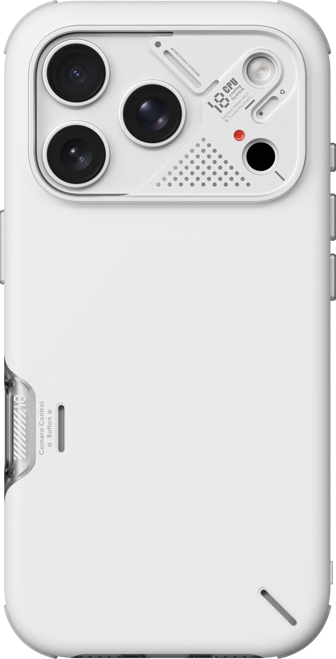 AULUMU Shockproof Apple iPhone 18 Pro Hoesje MagSafe TPU Back Cover Wit afbeelding 4