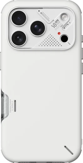 AULUMU Shockproof Apple iPhone 18 Pro Hoesje MagSafe TPU Back Cover Wit afbeelding 4