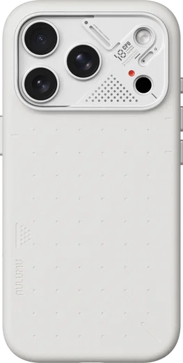 AULUMU Vegan Leather Apple iPhone 18 Pro Hoesje MagSafe Wit afbeelding 5