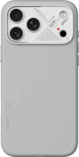 AULUMU Vegan Leather Apple iPhone 18 Pro Max Hoesje MagSafe Grijs afbeelding 5