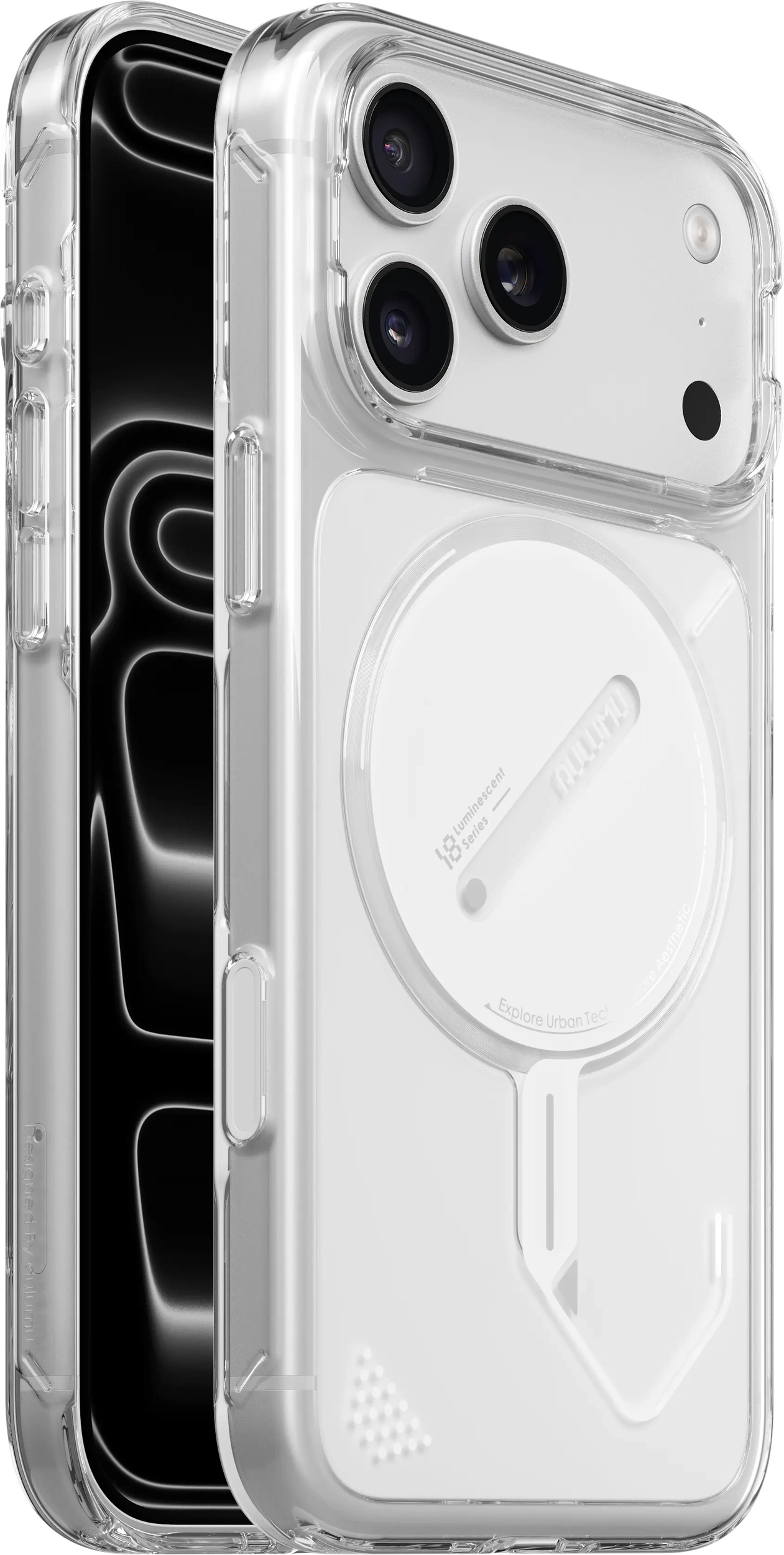 AULUMU Apple iPhone 18 Pro Max Hoesje MagSafe Back Cover Transparant afbeelding 1