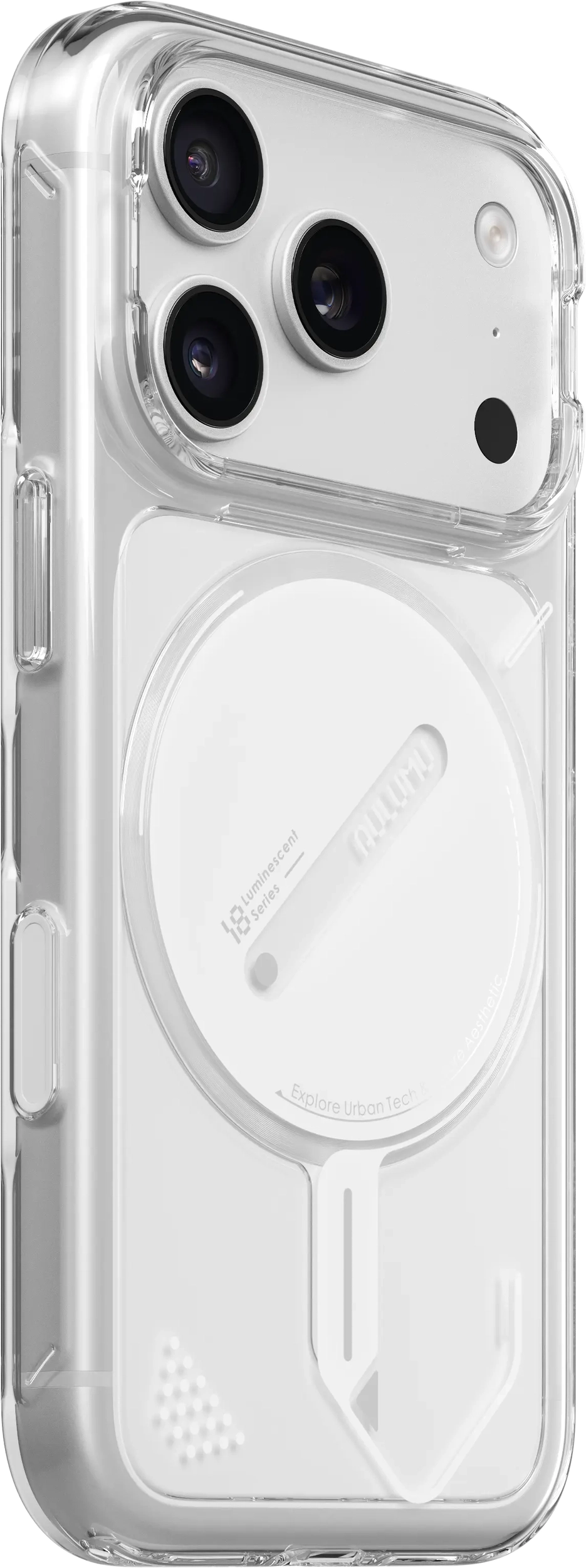 AULUMU Apple iPhone 18 Pro Hoesje MagSafe Back Cover Transparant afbeelding 2