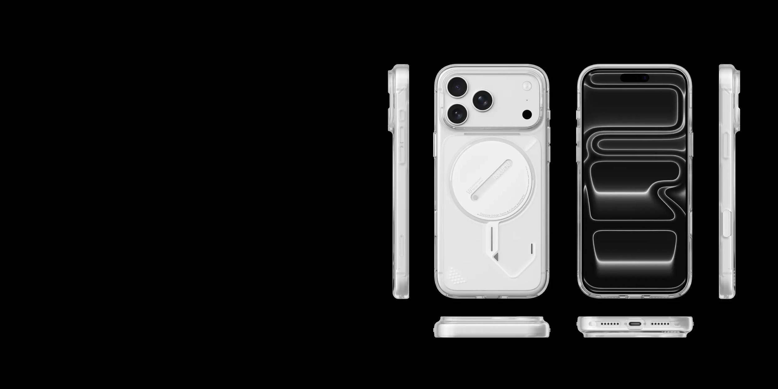 AULUMU Apple iPhone 18 Pro Hoesje MagSafe Back Cover Transparant afbeelding 16