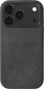 Rosso Avanti iPhone 18 Pro Hoesje Alcantara MagSafe Back Cover Grijs