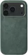 Rosso Avanti iPhone 18 Pro Hoesje Alcantara MagSafe Back Cover Groen