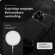 Rosso Avanti iPhone 18 Pro Hoesje Alcantara MagSafe Back Cover Donker Grijs afbeelding 6