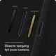 Rosso Avanti iPhone 18 Pro Hoesje Alcantara MagSafe Back Cover Donker Grijs afbeelding 4