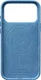Rosso Avanti iPhone 18 Pro Hoesje Alcantara MagSafe Back Cover Licht Blauw afbeelding 9