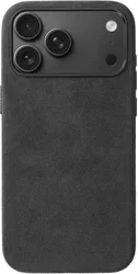 Rosso Avanti iPhone 18 Pro Max Hoesje Alcantara MagSafe Back Cover Grijs afbeelding