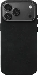 Rosso Avanti iPhone 18 Pro Max Hoesje Alcantara MagSafe Back Cover Donker Grijs afbeelding