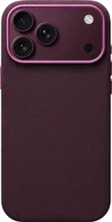 Rosso Avanti iPhone 18 Pro Max Hoesje Alcantara MagSafe Back Cover Cherry afbeelding