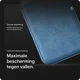 Rosso Avanti Alcantara Wallet MagSafe Kaarthouder / Pasjeshouder Licht Blauw afbeelding 4