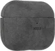 Rosso Avanti Apple AirPods 4 / 5 MagSafe Hoesje Alcantara Case Grijs afbeelding 5