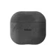 Rosso Avanti Apple AirPods 4 / 5 MagSafe Hoesje Alcantara Case Grijs afbeelding 1