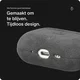 Rosso Avanti Apple AirPods 4 / 5 MagSafe Hoesje Alcantara Case Grijs afbeelding 3