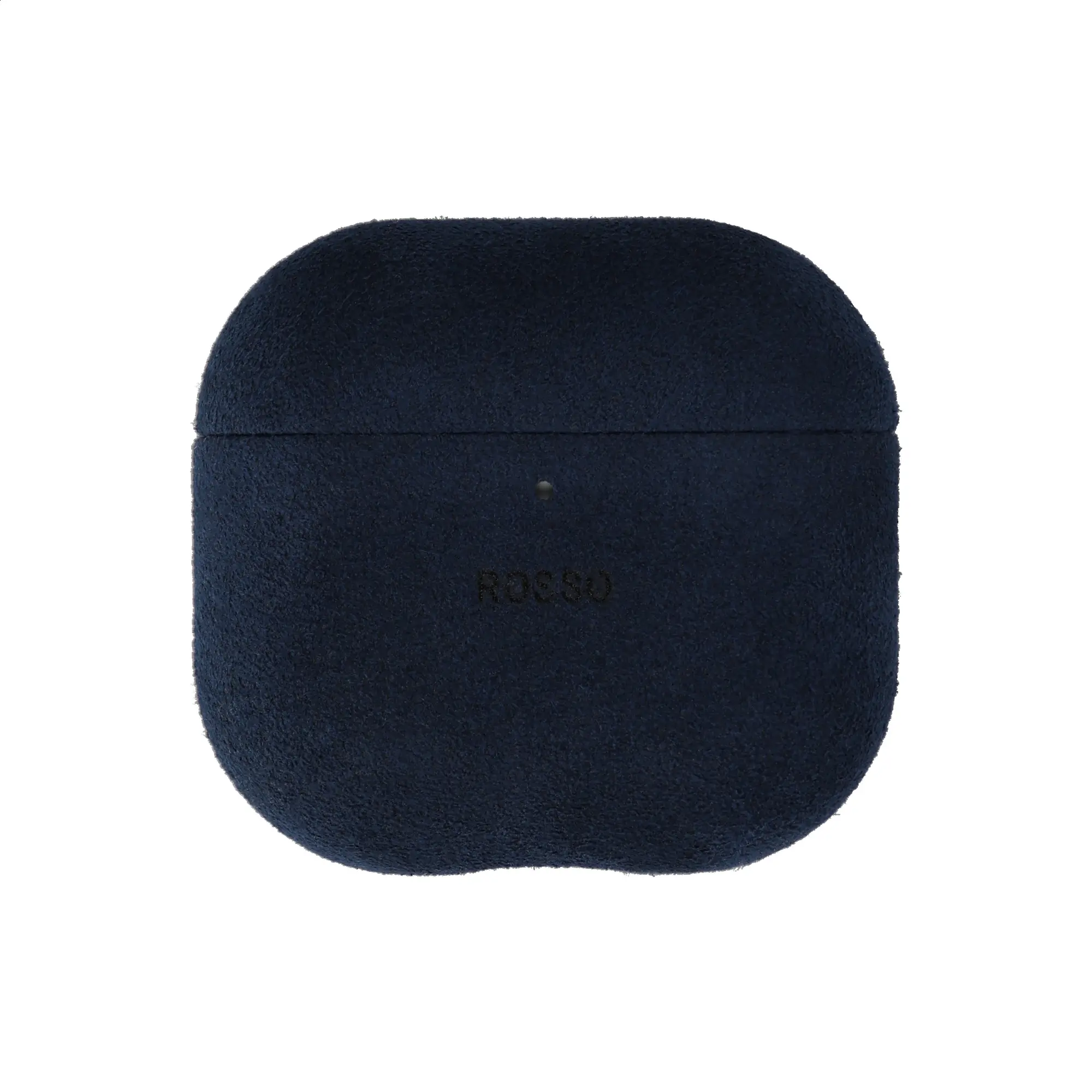 Rosso Avanti Apple AirPods 4 / 5 MagSafe Hoesje Alcantara Case Blauw afbeelding 1