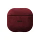Rosso Avanti Apple AirPods 4 / 5 MagSafe Hoesje Alcantara Case Rood