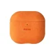 Rosso Avanti Apple AirPods 4 / 5 MagSafe Hoesje Alcantara Case Oranje