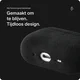 Rosso Avanti Apple AirPods 4 / 5 MagSafe Hoesje Alcantara Case Zwart afbeelding 3