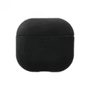 Rosso Avanti Apple AirPods 4 / 5 MagSafe Hoesje Alcantara Case Zwart