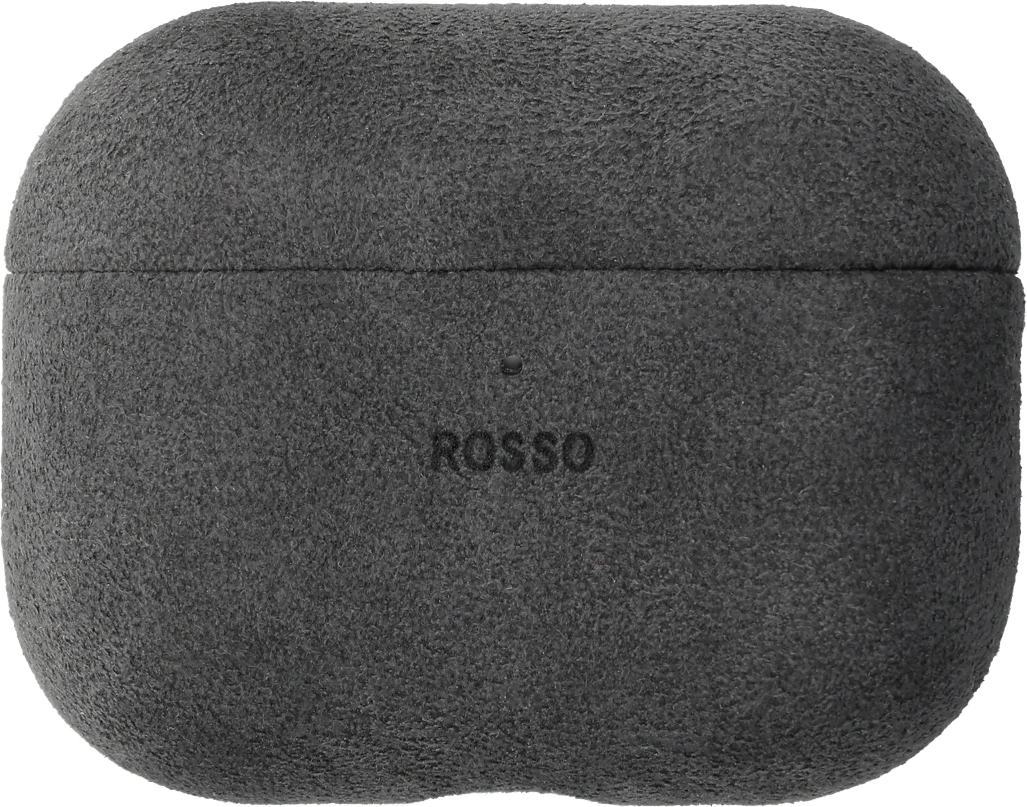 Rosso Avanti Apple AirPods Pro 3 MagSafe Hoesje Alcantara Case Grijs afbeelding 1