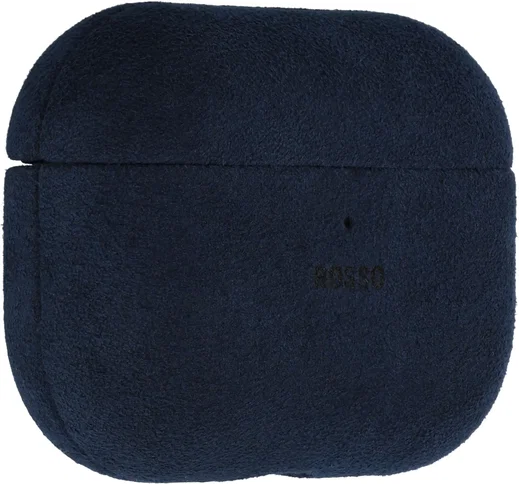 Rosso Avanti Apple AirPods Pro 3 MagSafe Hoesje Alcantara Case Blauw afbeelding 5