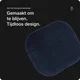 Rosso Avanti Apple AirPods Pro 3 MagSafe Hoesje Alcantara Case Blauw afbeelding 4