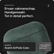 Rosso Avanti Apple AirPods Pro 3 MagSafe Hoesje Alcantara Case Groen afbeelding 2