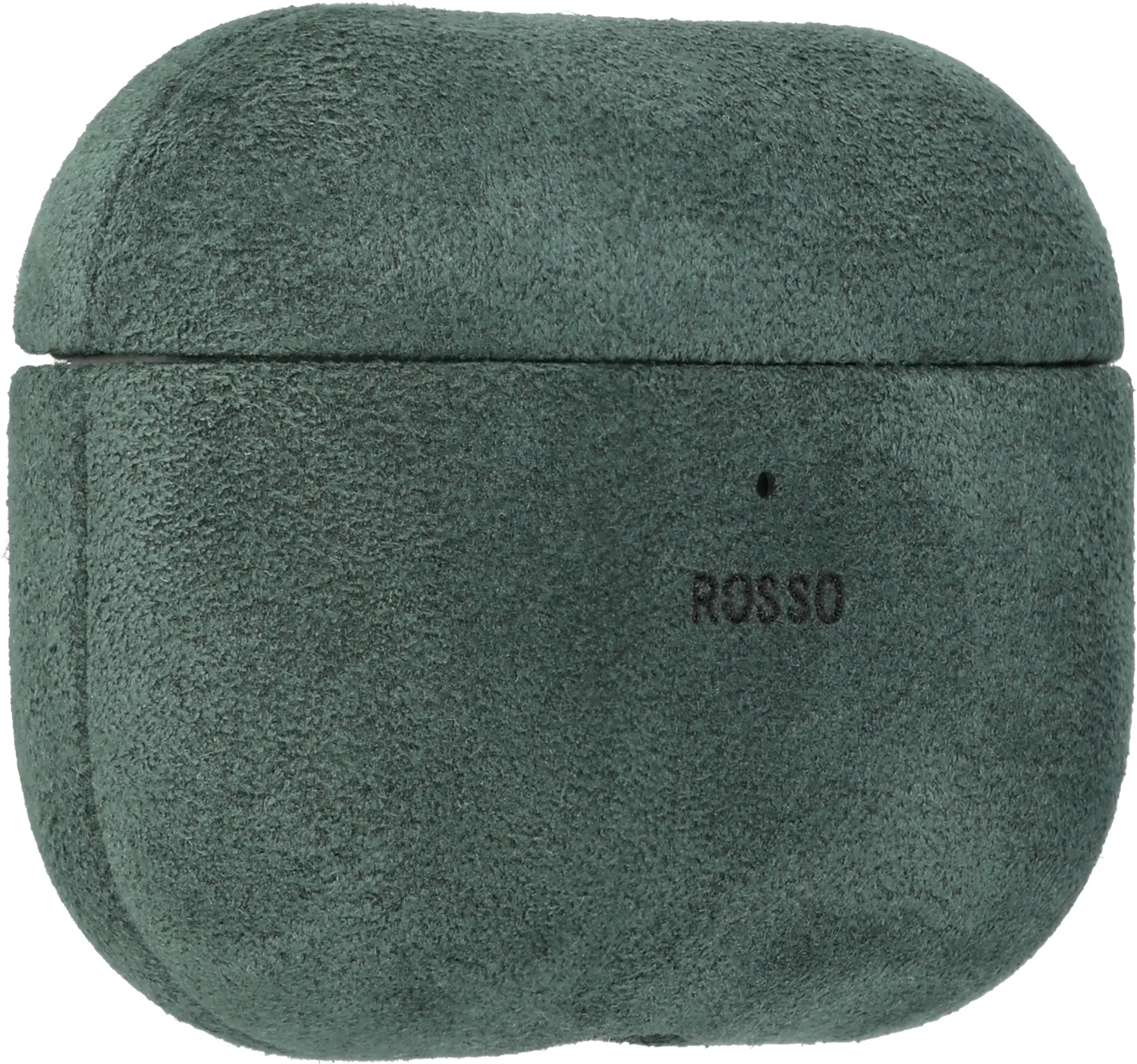 Rosso Avanti Apple AirPods Pro 3 MagSafe Hoesje Alcantara Case Groen afbeelding 5