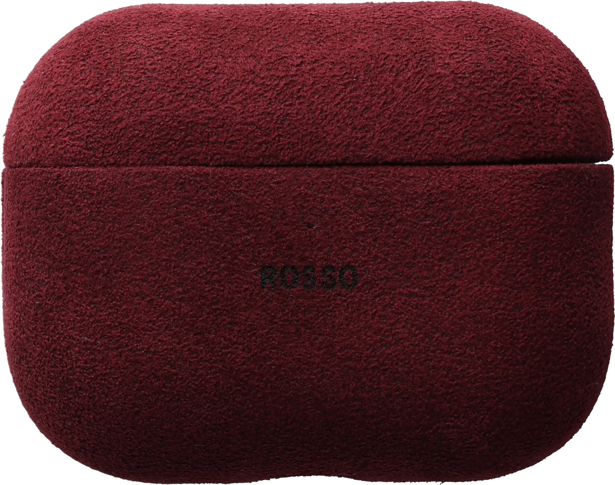 Rosso Avanti Apple AirPods Pro 3 MagSafe Hoesje Alcantara Case Rood afbeelding 1