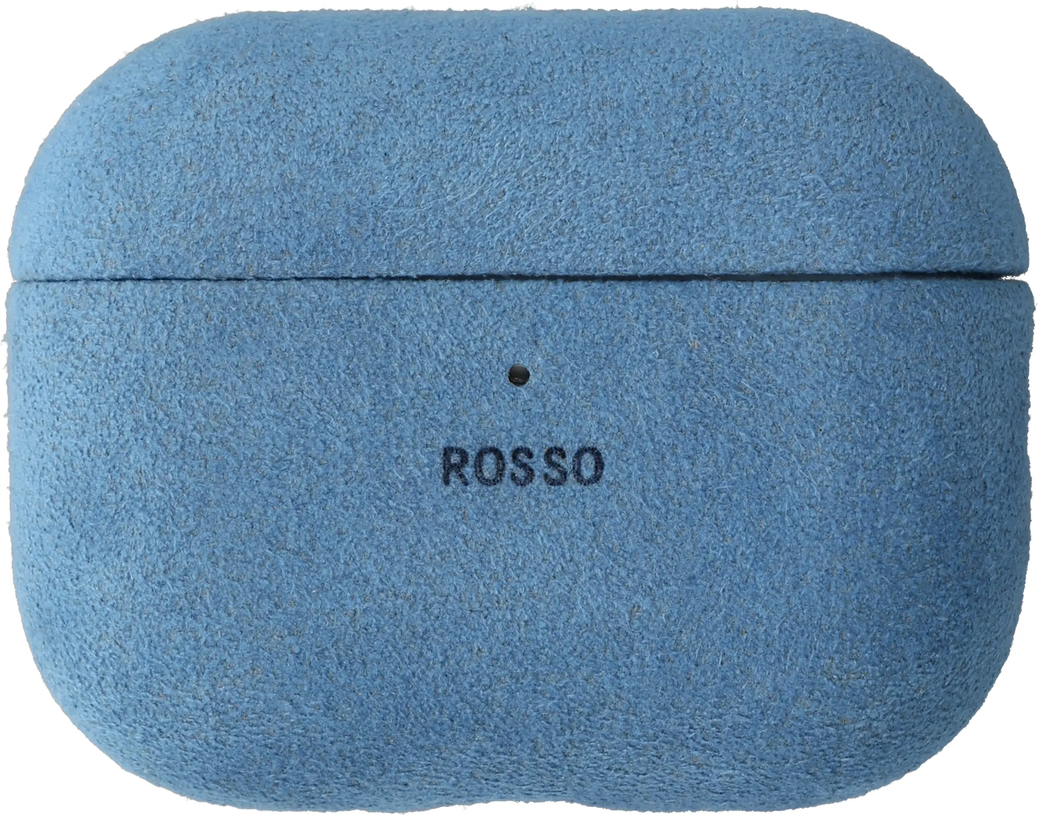 Rosso Avanti Apple AirPods Pro 3 MagSafe Hoesje Alcantara Case Licht Blauw afbeelding 1